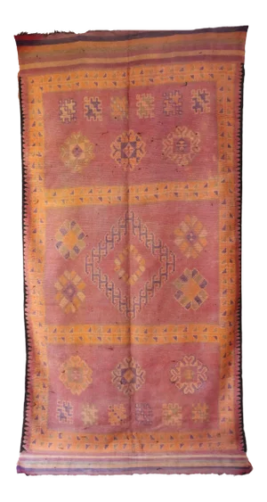 Moroccan Handwoven Rug - 5'9" X 12'1" Ft