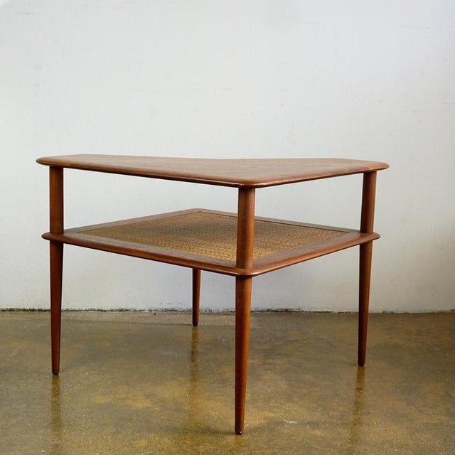 Scandinavian Modern Minerva Side Table in Teak attributed to Peter Hvidt for Soborg Mobler, 1960s For Sale - Image 9 of 12