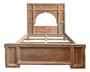 Cal King Carved Ahora Arch Bed Frame