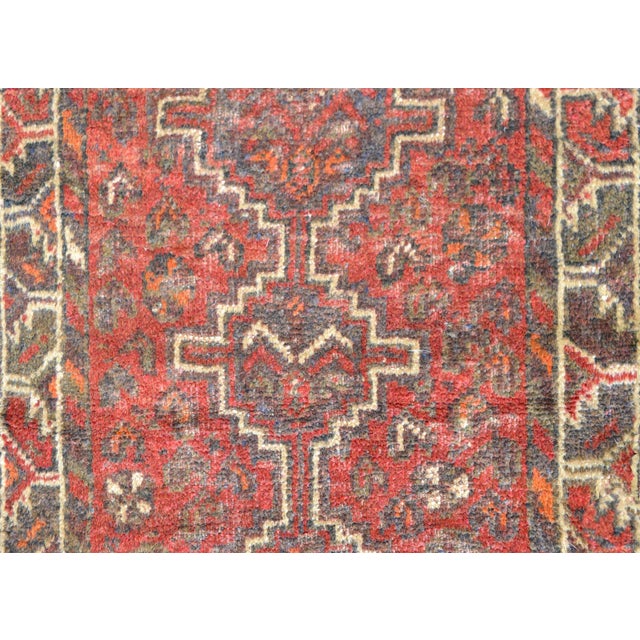 Tribal Vintage Mid Century Shiraz Rug For Sale - Image 3 of 12