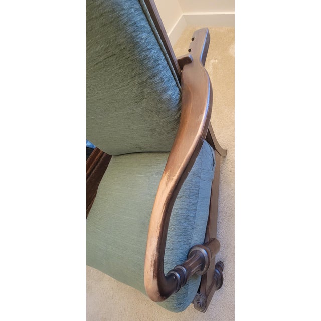 Early 20th Century Victorian Reclining Morris Chair For Sale - Image 12 of 17