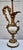 Antique Gilded Metal Lamp Renaissance Style Ornate Ewer Designed Figural Details For Sale - Image 16 of 17