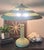 Wood 1940s Heywood Wakefield Arts & Crafts Wicker Table Lamp For Sale - Image 7 of 12