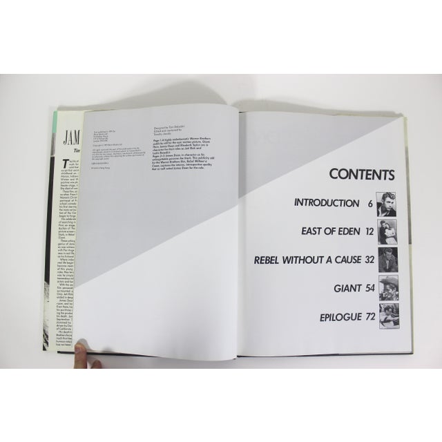 Black James Dean Hard Cover Coffee Table Book With Dust Jacket For Sale - Image 8 of 12