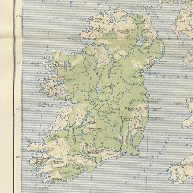 Map of the British Isles by A.K. Johnston, 1852 For Sale - Image 4 of 10