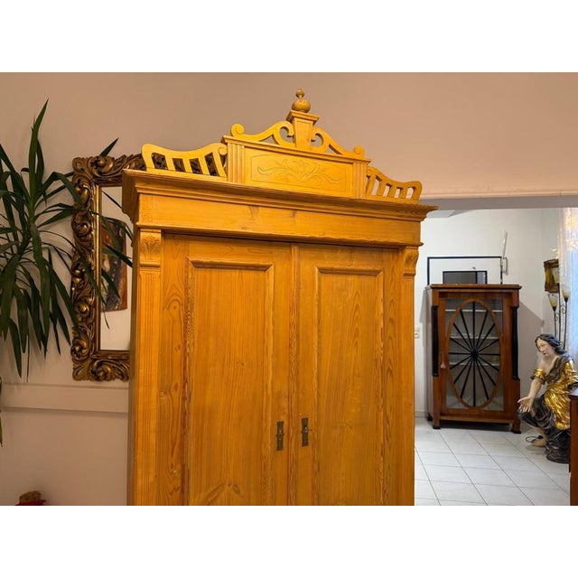 Farmhouse Wardrobe in Softwood For Sale - Image 14 of 18