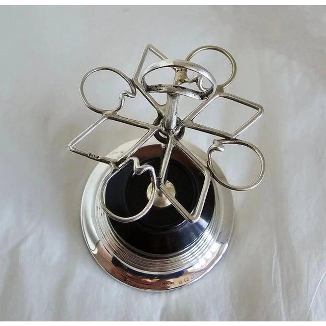 A charming edwardian sterling silver novelty hat pin holder or stand by s. Blanckensee & son ltd, hallmarked in sheffield...