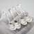 A refined vintage set composed of 4 sugar and espresso spoons, handmade in Continental Silver (800/000) in Sicily between...