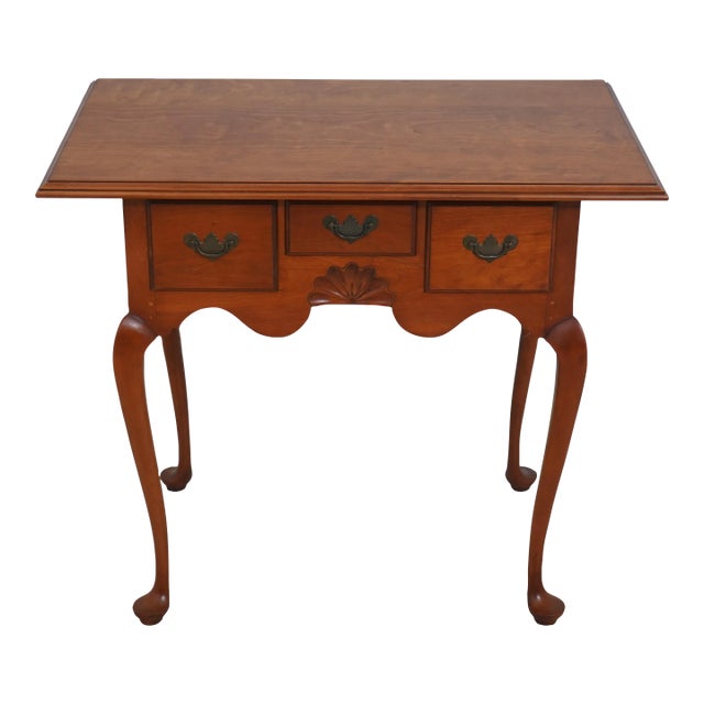 Eldred Wheeler New England Cherry Lowboy Dressing Table For Sale