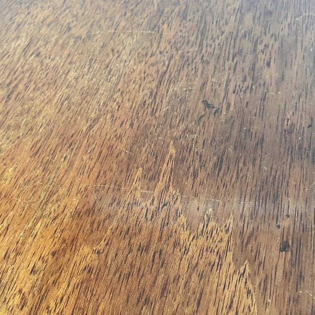 Italian Bauhaus Round Coffe Table in Wood and Metal, 1930s For Sale - Image 9 of 17
