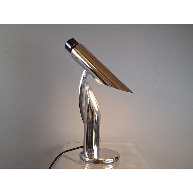 Black Tharsis Table Lamp by Luis Perez De La Oliva, 1973 For Sale - Image 8 of 8