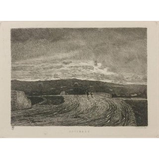 Telemaco Signorini, November, 1871, Etching For Sale