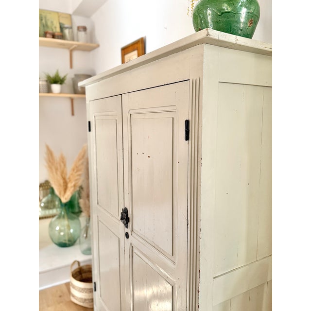 Antique French Provincial Armoire, 1870 For Sale - Image 4 of 13