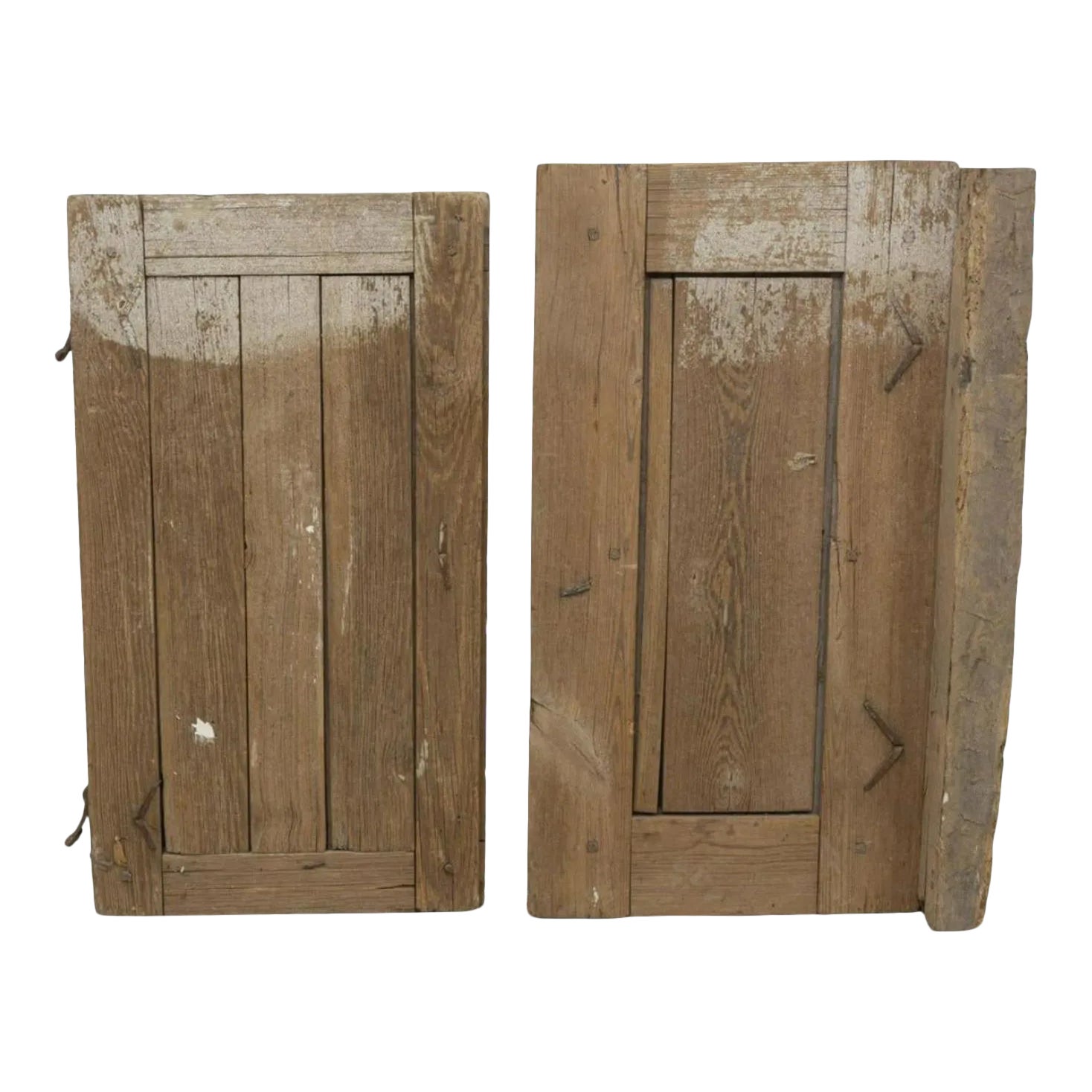 19th Century Mexican Farmhouse Primitive Windows - a Pair | Chairish