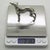 Vintage Italian Handmade Genuine Silver Large Greyhound Dog Figurine Sculpture, Made in Tuscany (Arezzo, Italy)) For Sale - Image 11 of 13