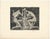 Raphaël Drouart (1884 1972) L'Âme et l'Esprit (The Soul and the Mind) Original Etching on Paper 1920s Size (overall): 250...