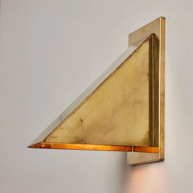Metal Jonas Bohlin 'Oxid' Raw Brass Outdoor Wall Lights for Örsjö - a Pair For Sale - Image 7 of 12