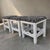Vintage Portuguese Rustic Wood Stool White with Zebra Fabric Upholstery, 1940s For Sale - Image 9 of 18