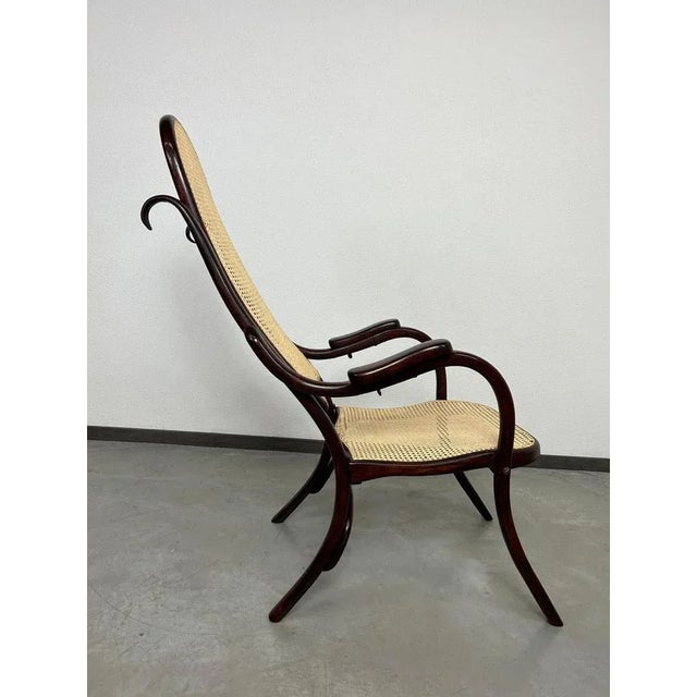 Antique Folding Easy Chair from Thonet, 1890s For Sale - Image 3 of 14