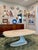 A Rare Italian Coffee Table, Made in Italy, Circa 1960s-80s(?). It Is Made of Marmorino For Sale In Houston - Image 6 of 11