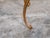 French Mid-Century Gilt Metal Side Table With Square Glass Top and Cabriole Legs For Sale - Image 10 of 10