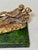 Baguès Mid-Century James Mont Style Bespoke Hand Gilt & Faux Malachite "Monkey Business" Art Sculpture / Business Card Holder - Newly Painted For Sale - Image 4 of 12