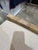 Mid-Century Modern Arteriors Linen and Wood Bench For Sale - Image 3 of 4