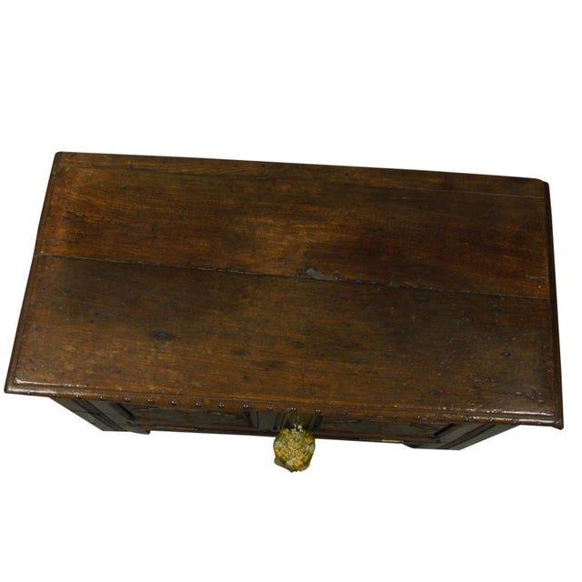 17th-C. French Inlaid Coffer For Sale In Boston - Image 6 of 10