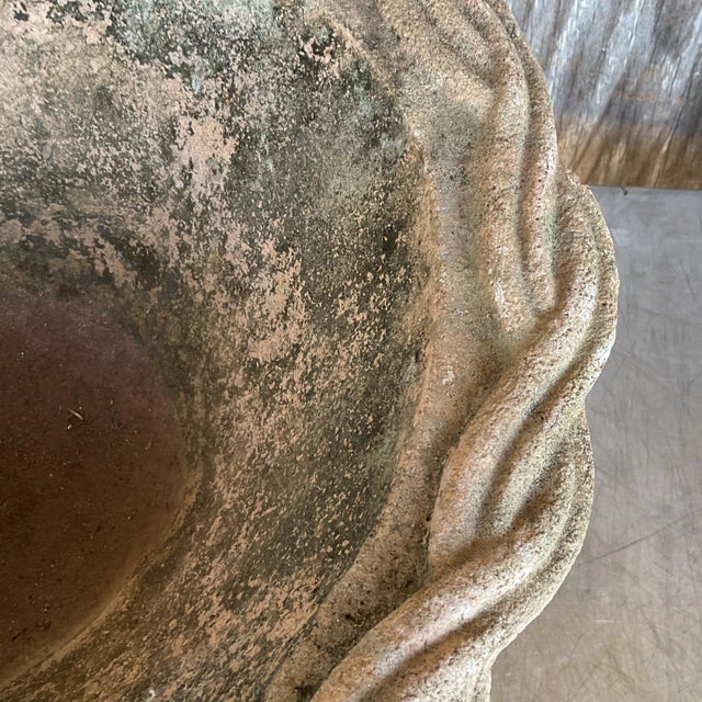 Vintage Regency Patinated Cement Planters - A Pair For Sale In West Palm - Image 6 of 10