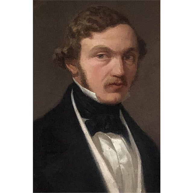 Unknown, Portrait of a Man with a Tie, 1890s, Oil on Canvas, in Flawless conditions. Designed 1890 to 1919