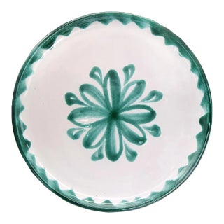 Caroca Green Dinner Plate For Sale