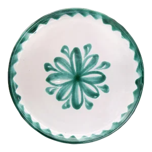 Caroca Green Dinner Plate