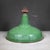 Mid 20th Century Benjamin 16" Enameled Porcelain Green Industrial Pendant Lights c.1950-Set of Two For Sale - Image 5 of 11