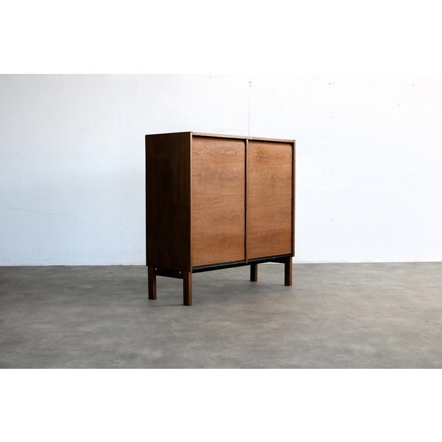 Brown Vintage Swedish Filing Cabinet, 1960s For Sale - Image 8 of 8