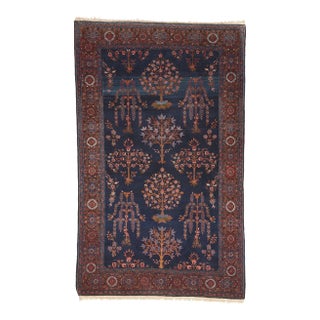 Early 20th Century Antique Persian Sarouk Farahan Rug, 04'00 X 06'05 For Sale