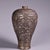 Pair of Vintage Silver-Toned Bronze Vases - Repoussé Floral Motif, Meiping Form For Sale - Image 9 of 9