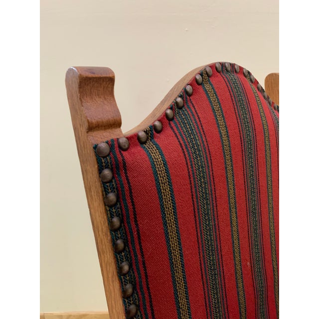 Green A Pair of Henning Kjaernulf Style Danish Oak Dining Chairs, C. 1970s For Sale - Image 8 of 8