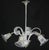 A wonderful Murano glass chandelier from the last century. In perfect vintage condition. The chandelier features 5...