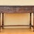Spanish Walnut Console Table With Geometric Carved Drawers For Sale - Image 9 of 13