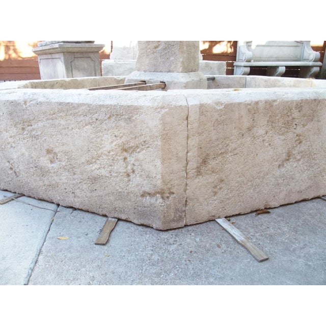 Auriol French Octagonal Village Style Center Fountain From the South of France For Sale - Image 17 of 18