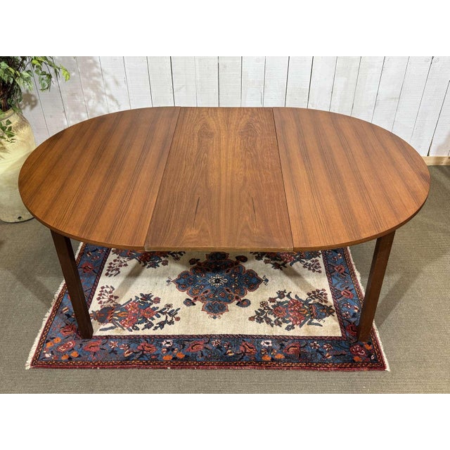 Vintage Teak Table with One Extension, 1970s For Sale - Image 15 of 18