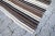 Brown 1960s Handmade Stripe Kilim Rug For Sale - Image 8 of 11