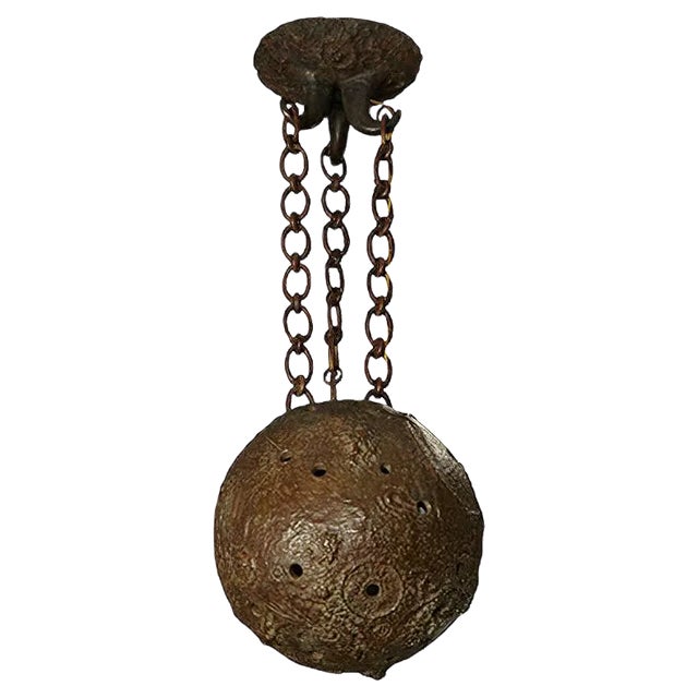 Vintage Moon Light Pendant by Robert Phandeve For Sale