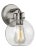 Transitional Sean Lavin by Visual Comfort Studio Clara 1-Light Sconce, Satin Nickel For Sale - Image 3 of 4