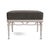 Brown Jordan Brown Jordan Calcutta Ottoman, Dove frame with Fusion Charcoal fabric For Sale - Image 4 of 11