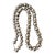 Vintage Sterling Silver Native American Beaded Necklace For Sale