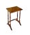 Brown Late 20th Century Vintage Inlaid Burr Yew and Mahogany Faux Bamboo Nesting Tables - Set of Three For Sale - Image 8 of 10