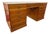Large Executive Desk in Wood and Leather For Sale