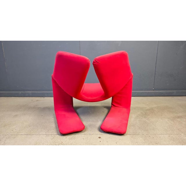 1980s Zen Lounge Chair in by Kwok Hoi Chan for Steiner Paris, 1980s For Sale - Image 5 of 13