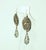 Victorian Elements Jill Schwartz Collage Crystal Drop Earrings With Bird Motif For Sale - Image 3 of 10